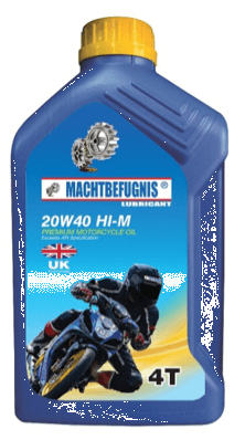 Motorcycle Oil MACHTBEFUGNIS LUBRICANTS Oil 20W40 HI-M